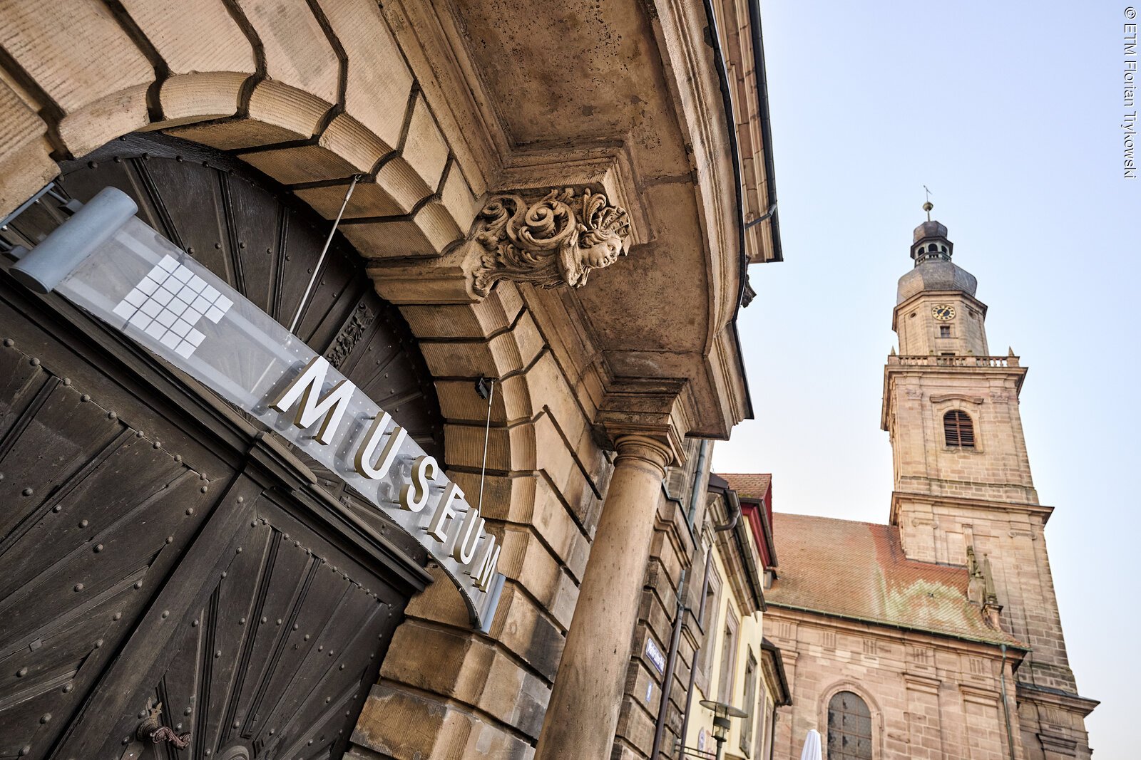 Stadtmuseum Erlangen Eingang des Stadtmuseums in Erlangen