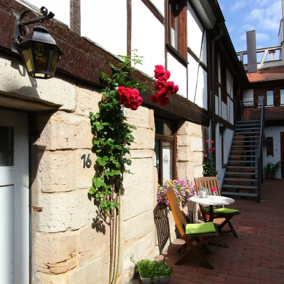 Innenhof Hotelchen