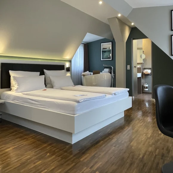 Zeitwohnhaus Hotelzimmer Zeitwohnhaus Hotelzimmer mit Bett