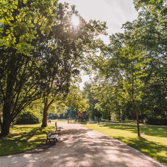 Schlossgarten im Sommer Schlossgarten im Sommer