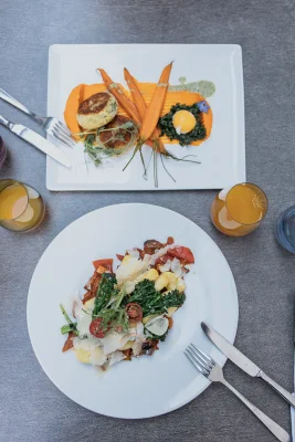 Menü im Bio-Restaurant Das Muskat