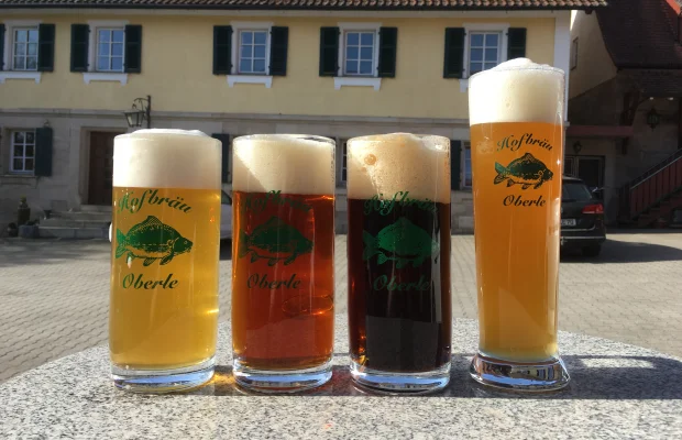 Die Bierauswahl der Fischerei Oberle